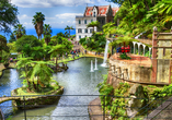 Der tropische Garten Monte Palace in Funchal lohnt sich für einen Ausflug. 