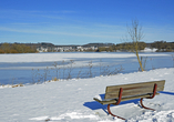 Der idyllische Wiesensee im Winter