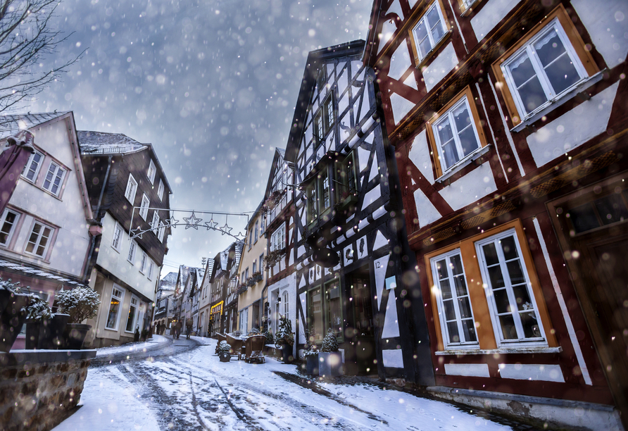 Historische Bauten in der Hachenburg - der Perle des Westerwalds