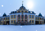 Schloss Belvedere im Winter 