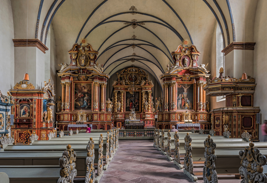 Auch von Innen ist das Schloss Corvey sehr beeindruckend.