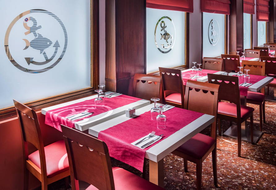 Im Restaurant des Hotels werden Sie kulinarisch verwöhnt.