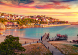 Porto Cervo ist der selbst bei Stars und Königsfamilien beliebte Mittelpunkt der Costa Smeralda.