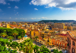 Lassen Sie sich einen Besuch der wunderschönen Inselhauptstadt Cagliari nicht entgehen!