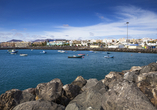 Der Hafen von Puerto del Rosarío auf Fuerteventura