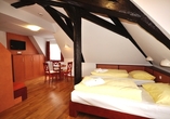 Beispiel eines Familienzimmers im JUFA Hotel Meersburg am Bodensee