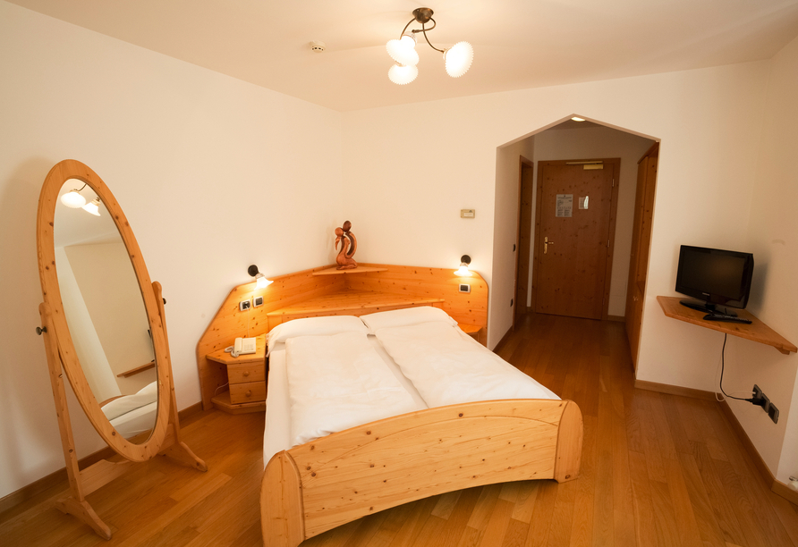 Beispiel eines Doppelzimmers im Hotel Fior di Bosco