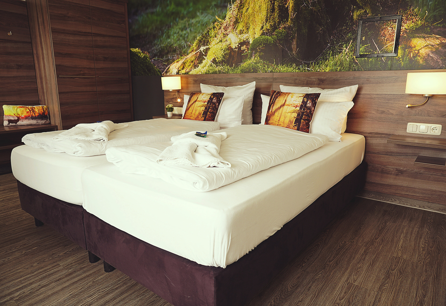 Beispiel eines Doppelzimmers Komfort im Hotel Mein Bergblick