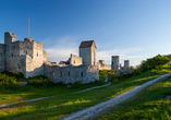 Mittelalterliche Stadtmauer von Visby in Schweden