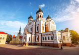 Die prunkvolle Alexander-Newski-Kathedrale in Tallinn