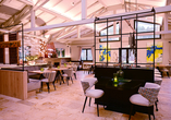 Das Restaurant des Hotels verbindet perfekt stilvolles Flair und gemütliches Ambiente.