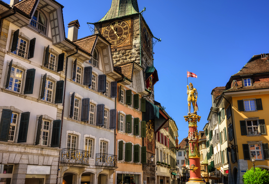 Die historische Altstadt von Solothurn begeistert mit ihrem urigen Charme.