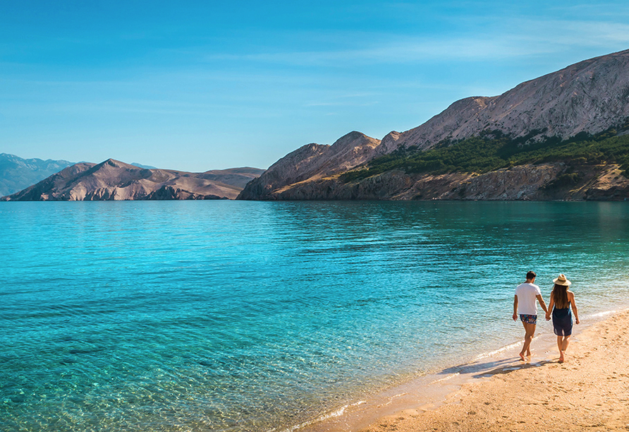 Genießen Sie einen Traumurlaub auf der wunderschönen Insel Krk in der Adria.