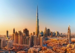 Die beeindruckende Skyline von Dubai mit dem Burj Khalifa