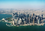 Die Wolkenkratzer von Doha erinnern an New York.