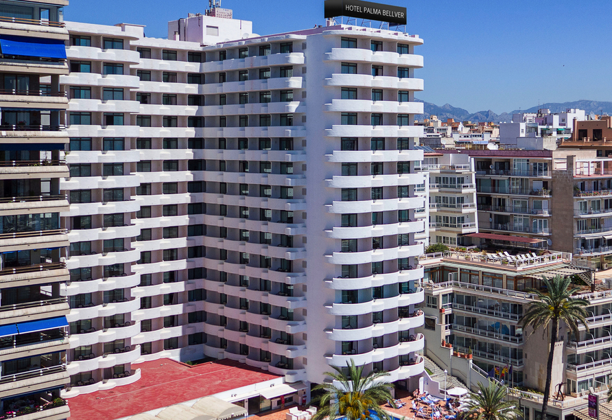 Außenansicht vom Hotel Palma Bellver