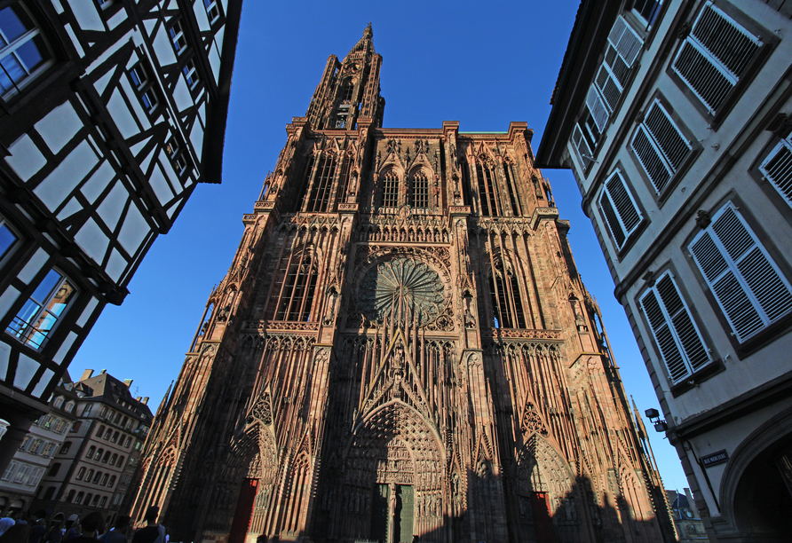 Entdecken Sie auch das Innere des Liebfrauenmünsters zu Straßburg.