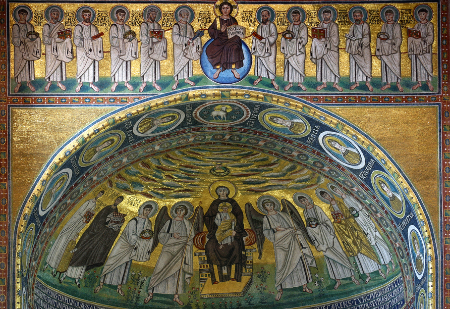 Bewundern Sie die prächtigen Mosaiken der St. Euphrasius Katehrale in Poreč.