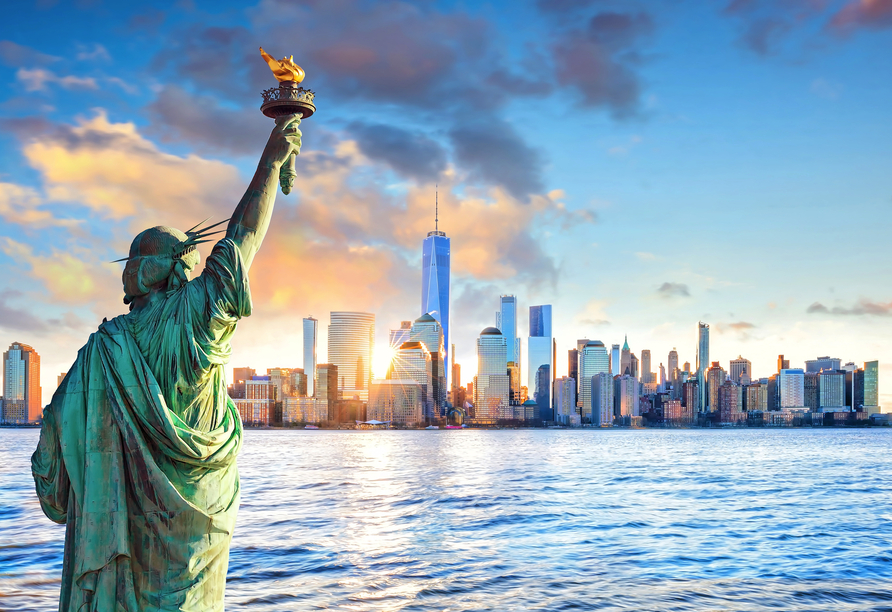 Ein Höhepunkt Ihrer Reise wird der Besuch von New York City sein!