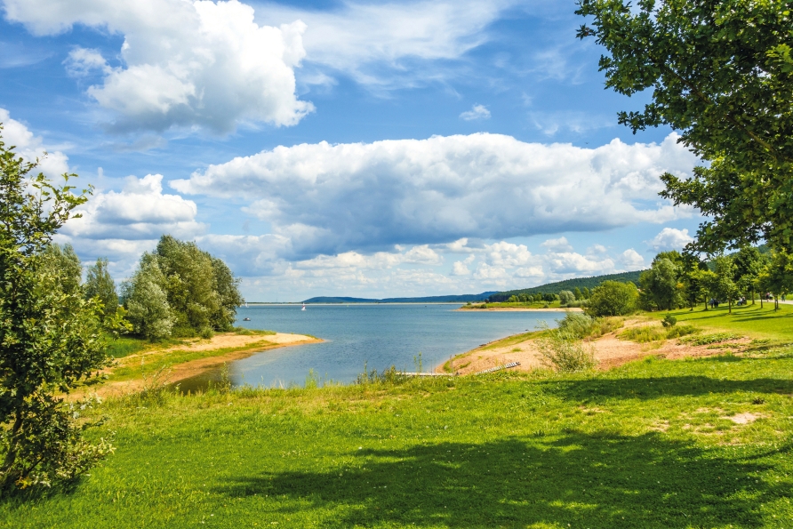 Am Brombachsee können Sie die Seele baumeln lassen.