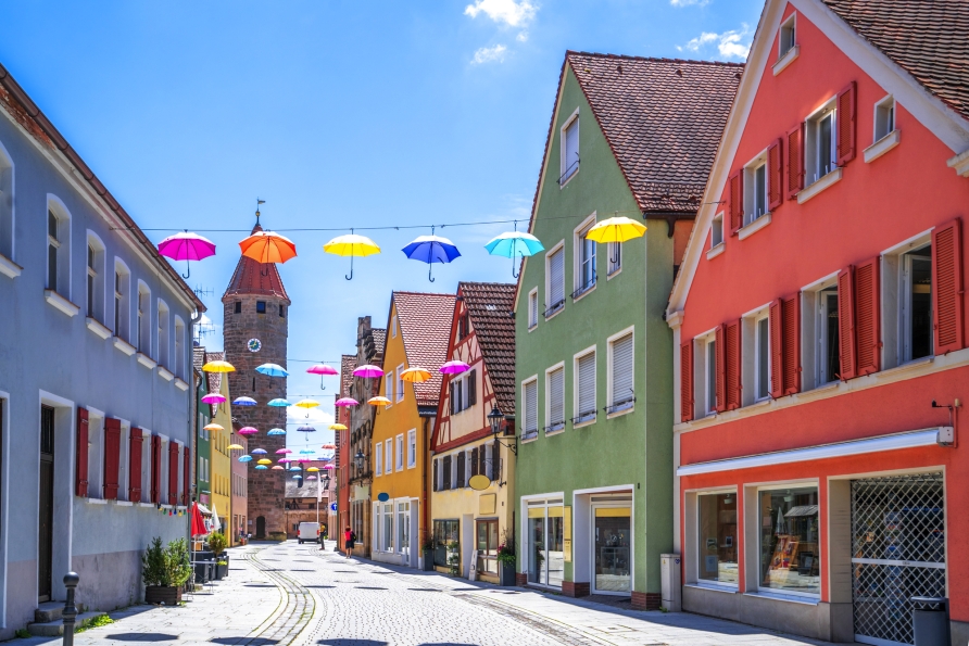 Der Färberturm in Gunzenhausen ist ein schönes Fotomotiv.