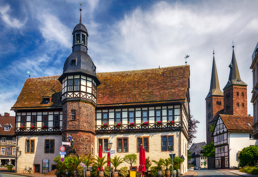 Das historische Rathaus der Hansestadt Höxter 