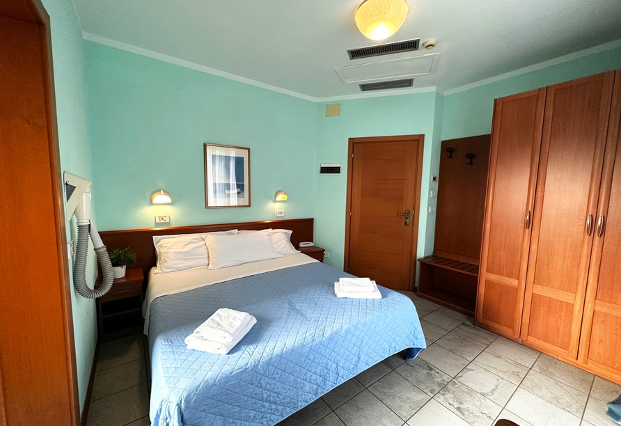 Beispiel eines Doppelzimmers im Hotel Blue Moon