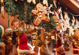Lassen Sie sich auf dem Weihnachtsmarkt in weihnachtliche Stimmung versetzen!