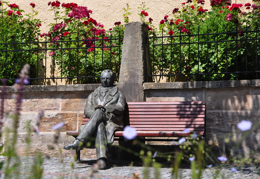 Ilmenau - Skulptur Johann Wolfgang von Goethe 