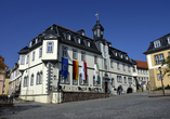 Das Rathaus am Markt in Ilmenau