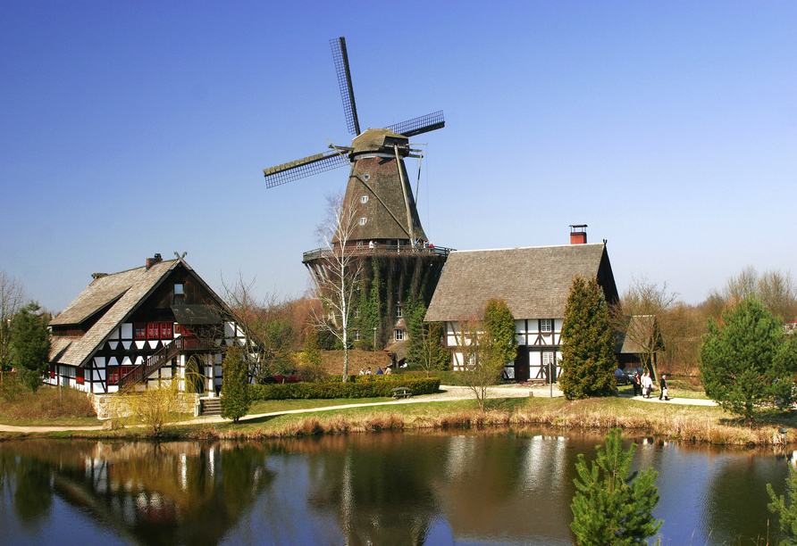 Besuchen Sie das internationale Mühlenmuseum in Gifhorn.