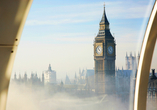 Genießen Sie den Ausblick über das winterliche London bei einer Fahrt mit dem London Eye.