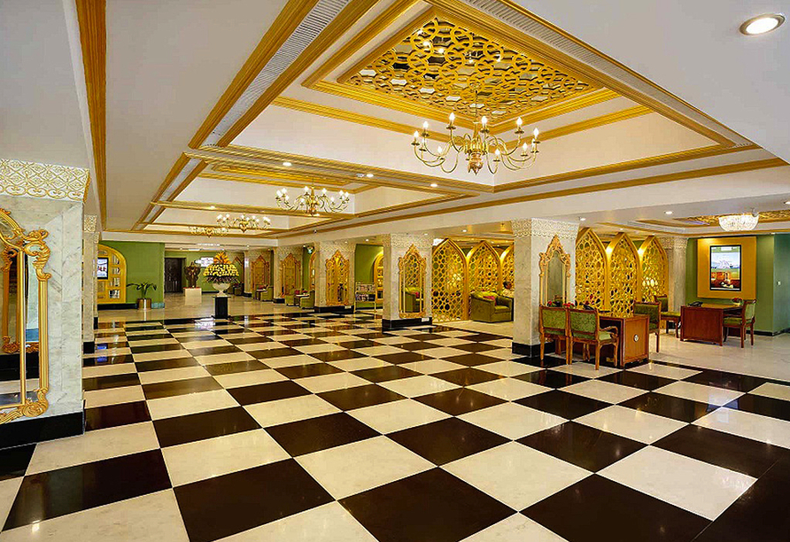 Lobby des Clarks Shiraz Agra