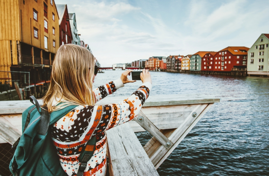 Entdecken Sie die Stadt Trondheim.