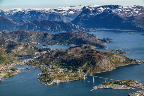 Die beeindruckende Landschaft von Måløy