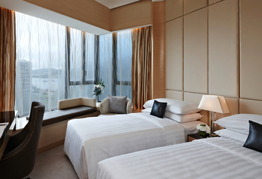 Beispiel eines Doppelzimmers Standard im Hotel Dorsett Kwung Tong