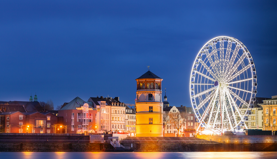 In Düsseldorf startet und endet Ihre Flusskreuzfahrt entlang des Rheins.