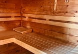 Gönnen Sie sich entspannende Momente in der Sauna.