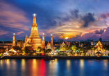 Im pulsierenden Bangkok beginnt und endet Ihre Kreuzfahrt.