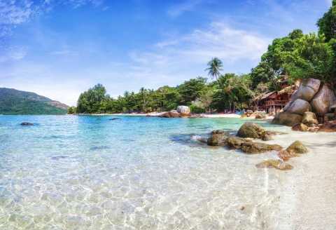 Enstpannen Sie an den traumhaften Stränden von Koh Samui.