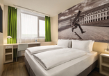 Beispiel eines Doppelzimmers im Hotel Super 8 by Wyndham Koblenz