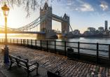 Von Southampton aus gibt es die Möglichkeit, die Metropole London mit der Tower Bridge zu besichtigen.