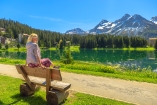 Am Obersee gibt es viele schöne Plätze für eine Rast.