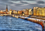 Freuen Sie sich auf das winterliche Düsseldorf.