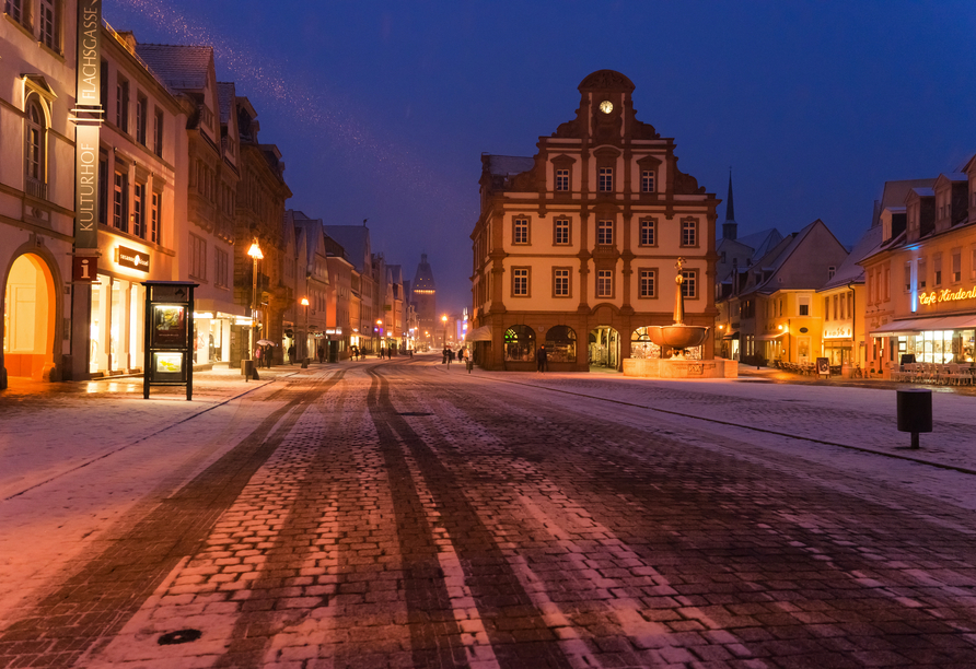Speyer sorgt auch abends für eine tolle Kulisse.
