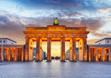 Das Brandenburger Tor in Berlin ist ein schönes Fotomotiv.