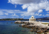 Spazieren Sie zum Leuchtturm von Argostoli.