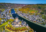 Stolz thront die Reichsburg über Cochem.
