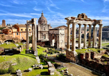 Das Forum Romanum im Herzen der Stadt Rom