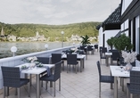 Terrasse des besttime Hotels Boppard